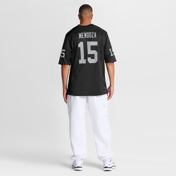 Soccer Intl Fernando Mendoza Las Vegas Raiders 2026 NFL Draft First Round Pick No. 1 Game Jersey Black