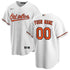 Soccer Intl Baltimore Orioles Home Replica Custom Jersey White
