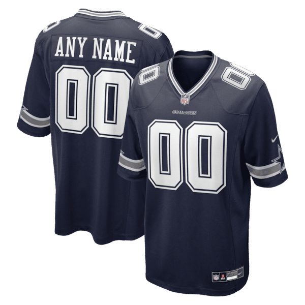 Soccer Intl Dallas Cowboys Custom Game Jersey Navy