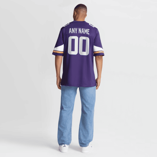 Soccer Intl Minnesota Vikings Custom Game Jersey Purple