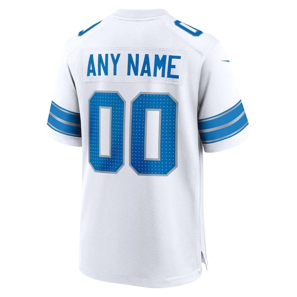 Soccer Intl Detroit Lions Custom Game Jersey White
