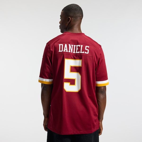 Soccer Intl Washington Commanders Jayden Daniels Game Jersey Burgundy