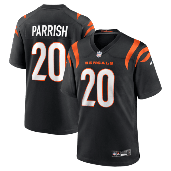 Soccer Intl Lemar Parrish Cincinnati Bengals Team Retired Game Jersey Black