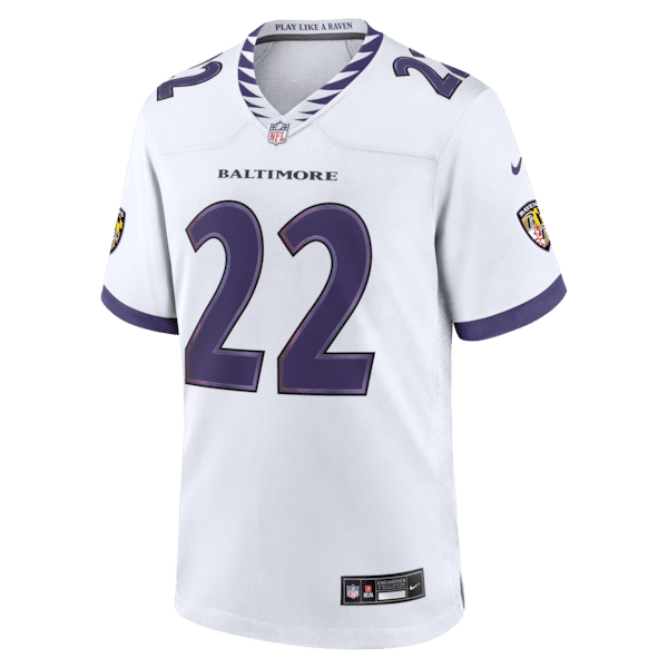 Soccer Intl Derrick Henry Baltimore Ravens Game Jersey White