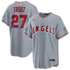 Soccer Intl Mike Trout Los Angeles Angels 2026 All-Star Edition Stars & Stripes Stadium Jersey Gray