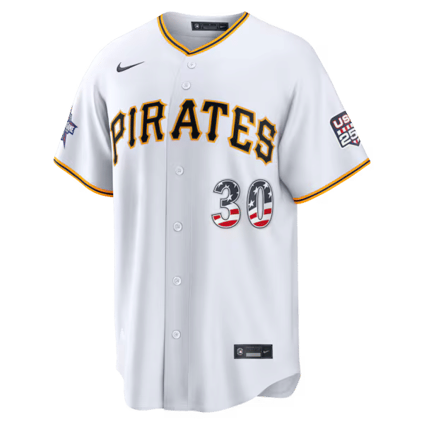 Soccer Intl Paul Skenes Pittsburgh Pirates 2026 All-Star Game Stars & Stripes Stadium Jersey White