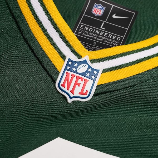 Soccer Intl Green Bay Packers Custom Game Jersey Green