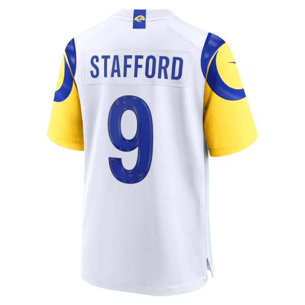 Soccer Intl Matthew Stafford Los Angeles Rams Game Jersey White