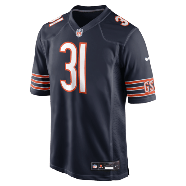 Soccer Intl Dillon Thieneman Chicago Bears 2026 NFL Draft Game Jersey Navy