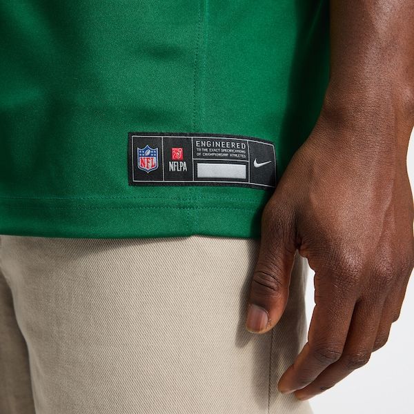 Soccer Intl Garrett Wilson New York Jets Vapor F.U.S.E. Stitched Limited Jersey Green