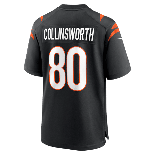 Soccer Intl Cris Collinsworth Cincinnati Bengals Team Retired Player Game Jersey Black
