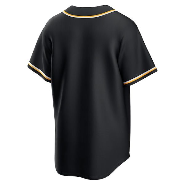 Soccer Intl Paul Skenes Pittsburgh Pirates Black Out Fashion Replica Jersey
