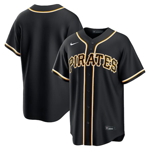 Soccer Intl Paul Skenes Pittsburgh Pirates Black Out Fashion Replica Jersey