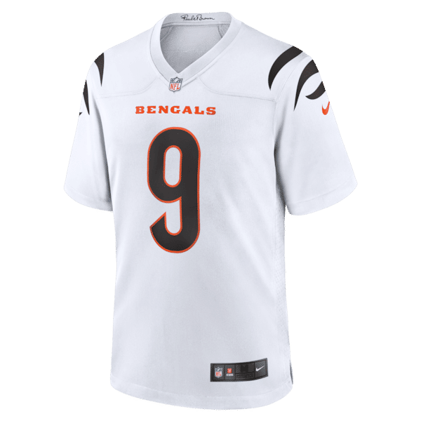 Soccer Intl Joe Burrow Cincinnati Bengals Game Jersey White
