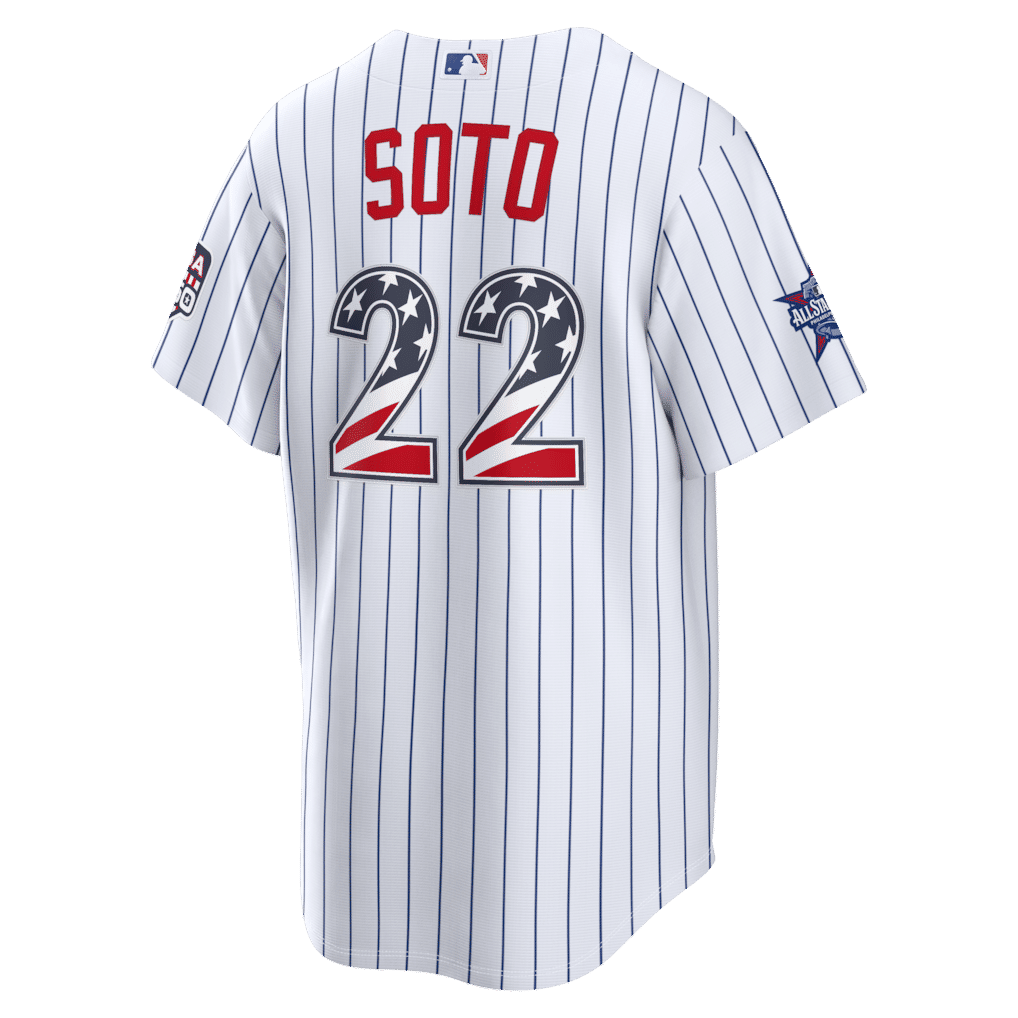 Soccer Intl Juan Soto New York Mets 2026 All-Star Game Stars & Stripes Stadium Jersey White