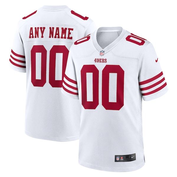 Soccer Intl San Francisco 49ers Custom Game Jersey White