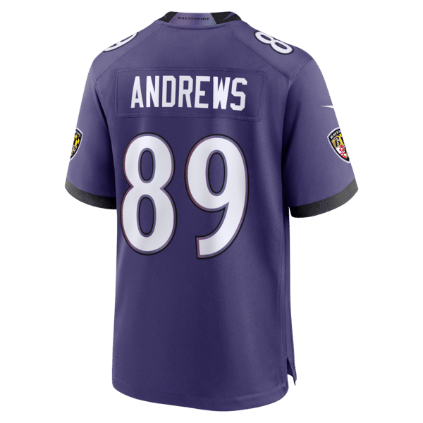 Soccer Intl Mark Andrews Baltimore Ravens Game Jersey Purple
