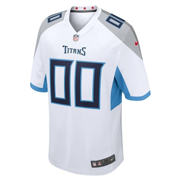 Soccer Intl Tennessee Titans Custom Game Jersey White