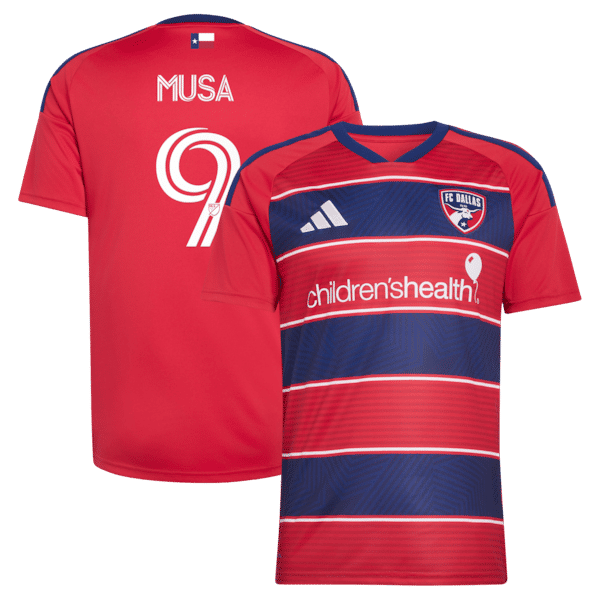 Adidas Petar Musa FC Dallas 2026 DNA Kit Replica Jersey Red