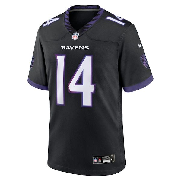 Soccer Intl Kyle Hamilton Baltimore Ravens Alternate Game Jersey Black