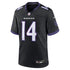 Soccer Intl Kyle Hamilton Baltimore Ravens Alternate Game Jersey Black