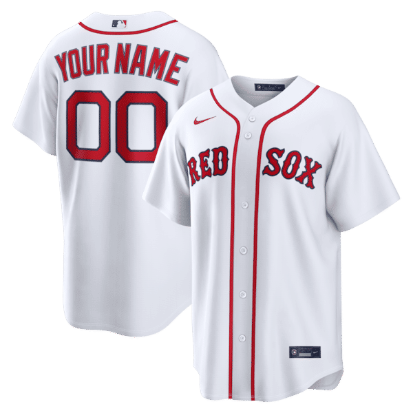Soccer Intl Boston Red Sox Home Replica Custom Jersey White