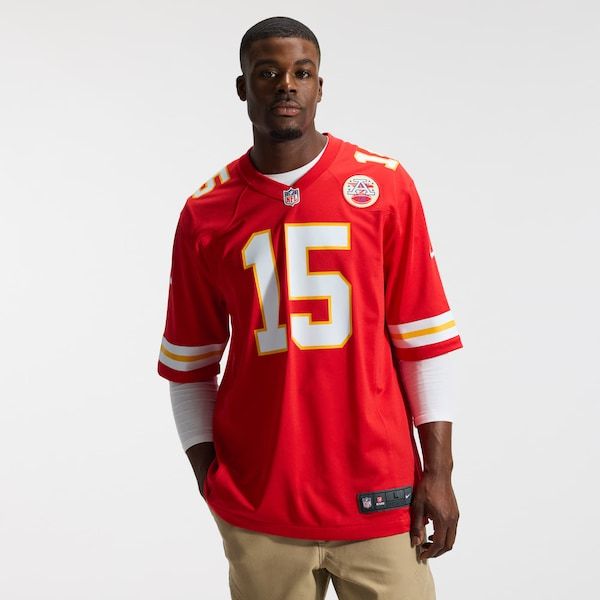 Soccer Intl Patrick Mahomes Kansas City Chiefs Game Jersey Red