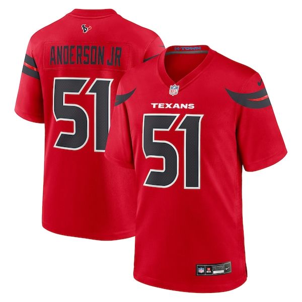 Soccer Intl Will Anderson Jr. Houston Texans Alternate Game Jersey Red