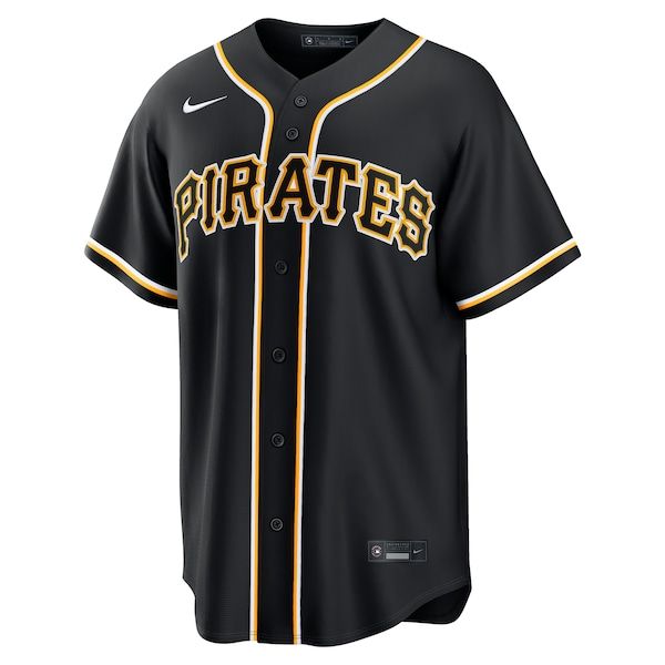 Soccer Intl Paul Skenes Pittsburgh Pirates Black Out Fashion Replica Jersey