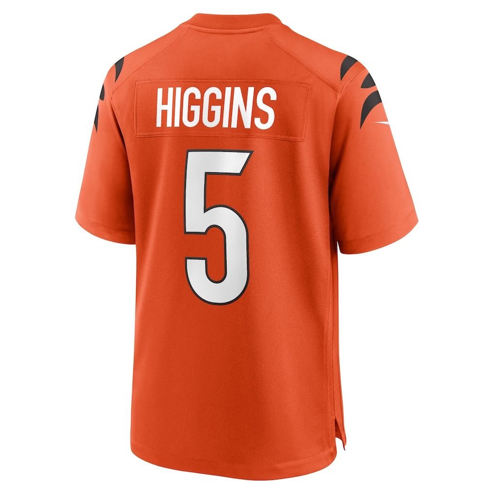Soccer Intl Tee Higgins Cincinnati Bengals Alternate Game Jersey Orange