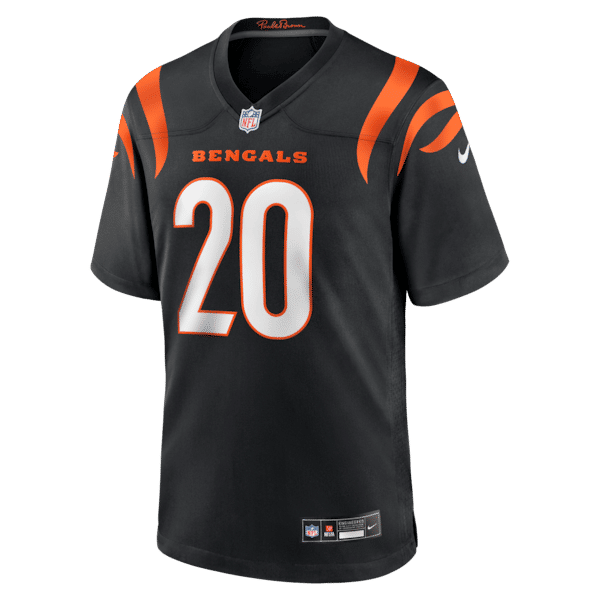 Soccer Intl Lemar Parrish Cincinnati Bengals Team Retired Game Jersey Black