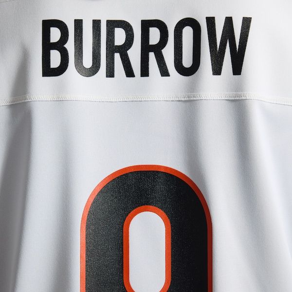 Soccer Intl Joe Burrow Cincinnati Bengals Game Jersey White