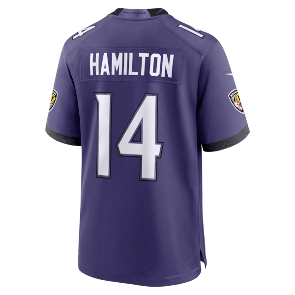 Soccer Intl Kyle Hamilton Baltimore Ravens Game Jersey Purple