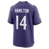 Soccer Intl Kyle Hamilton Baltimore Ravens Game Jersey Purple