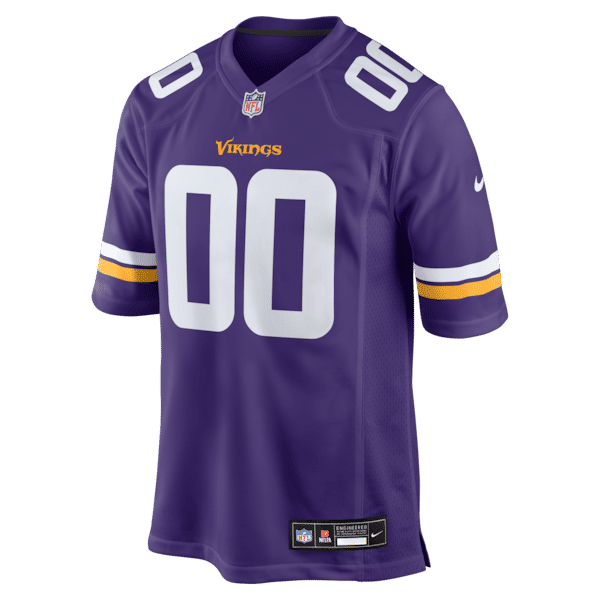 Soccer Intl Minnesota Vikings Custom Game Jersey Purple