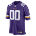 Soccer Intl Minnesota Vikings Custom Game Jersey Purple