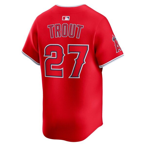 Soccer Intl Mike Trout Los Angeles Angels Alternate Limited Player Jersey Red