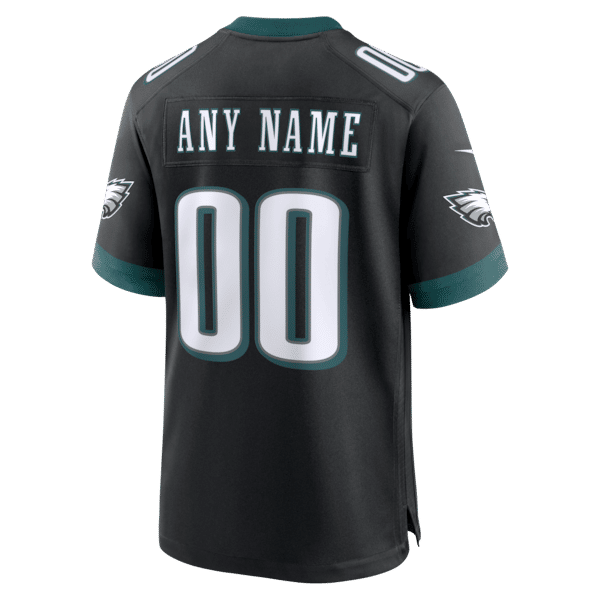 Soccer Intl Philadelphia Eagles Alternate Custom Game Jersey Black