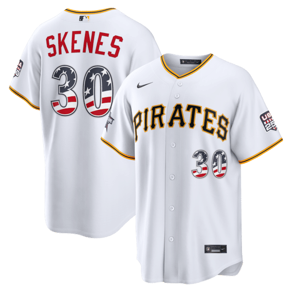Soccer Intl Paul Skenes Pittsburgh Pirates 2026 All-Star Game Stars & Stripes Stadium Jersey White