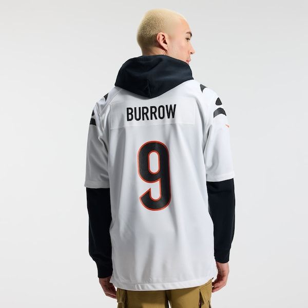Soccer Intl Joe Burrow Cincinnati Bengals Game Jersey White
