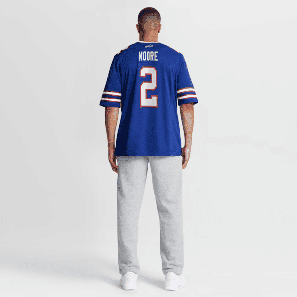 Soccer Intl D.J. Moore Buffalo Bills Game Jersey Royal