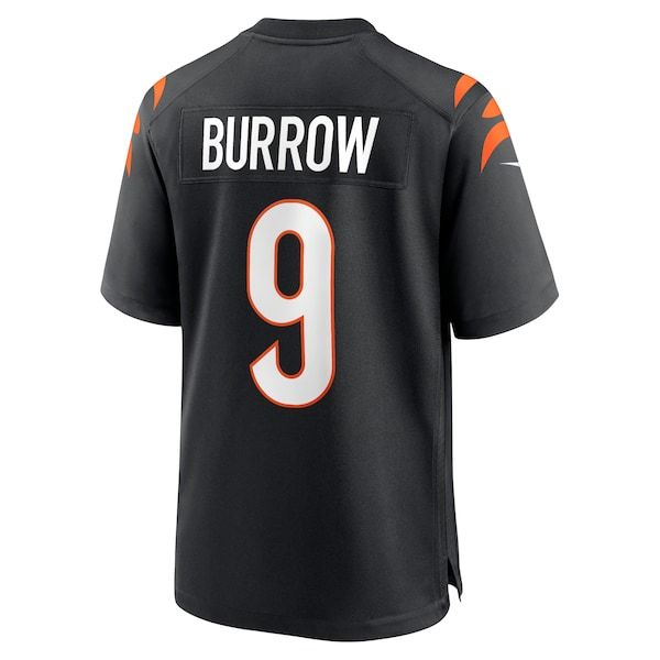 Soccer Intl Joe Burrow Cincinnati Bengals Game Jersey Black