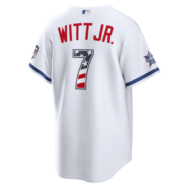 Soccer Intl Bobby Witt Jr. Kansas City Royals 2026 All-Star Edition Stars & Stripes Stadium Jersey White