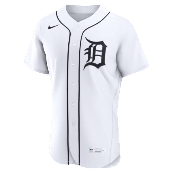Soccer Intl Detroit Tigers Home Authentic Custom Jersey White