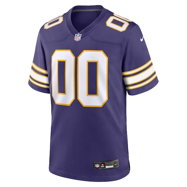 Soccer Intl Minnesota Vikings Custom Game Jersey Purple