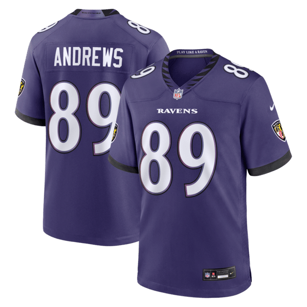 Soccer Intl Mark Andrews Baltimore Ravens Game Jersey Purple