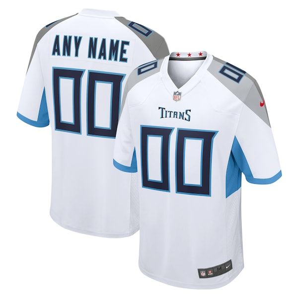 Soccer Intl Tennessee Titans Custom Game Jersey White