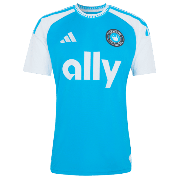 Adidas Wilfried Zaha Charlotte FC 2026 Carolina Kit Crowns Up Replica Jersey Blue