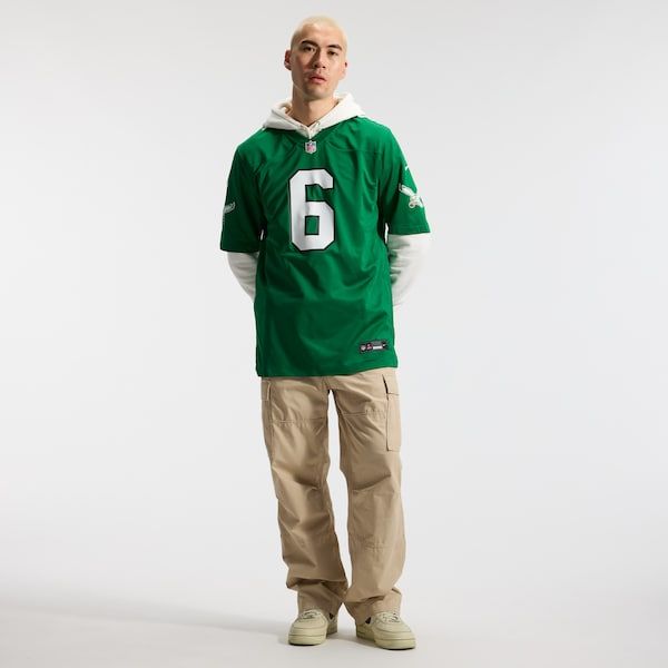 Soccer Intl DeVonta Smith Philadelphia Eagles Alternate Game Jersey Kelly Green