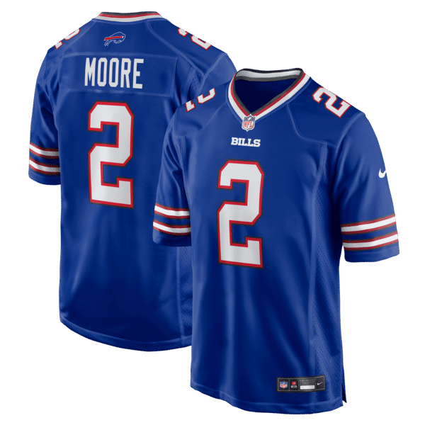 Soccer Intl D.J. Moore Buffalo Bills Game Jersey Royal